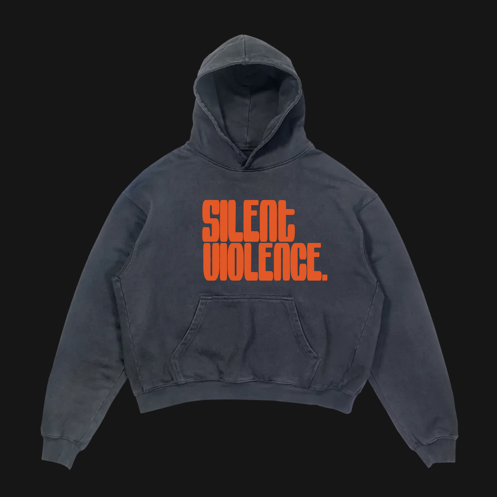 Limited "Silent Violence" Logo (Vintage Hoodie)